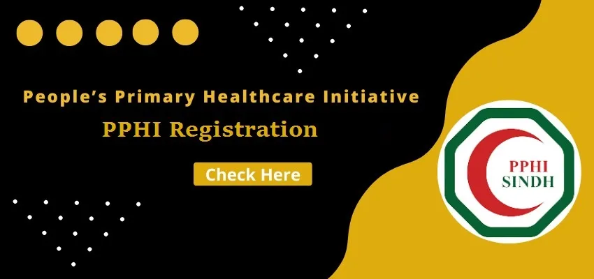 PPHI People's Primary Healthcare Initiative Sindh Registration Online Jobs Portal Login